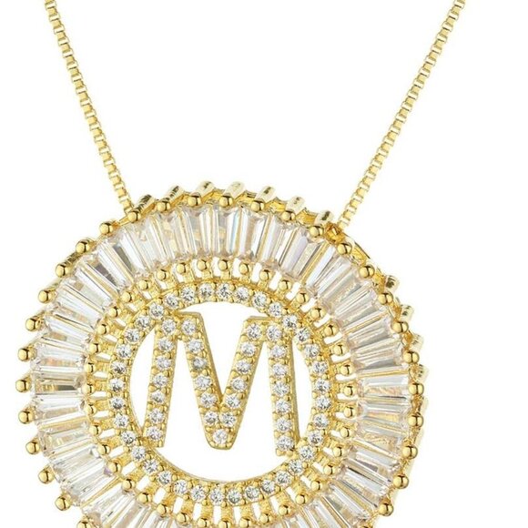 A-Z Alphabet Pendant Necklaces Charms Women Initial Letter Chain Necklace 4 Colo - Picture 1 of 5